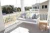 Bed swing on porch