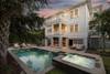 Twilight pic of back of home