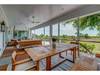 Back deck with ocean views
