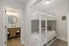 Bedroom 2: King, Bunk Beds, TV, Private Bath, Second Floor