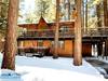 Snow covered Big Bear Cool Cabins, Gallagher's West