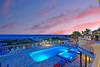 Twilight pool views