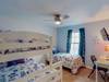 Bedroom Two with Twin/Full Bunk Bed
and Twin Bed