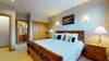 Upstairs Master bedroom with king bed and ensuite