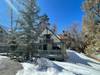 Snow covered Big Bear Cool Cabins, 5 Kerns Kabin front