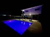 Beautiful *heated pool at night