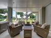 First floor lounging by pool