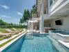 Private pool and hot tub