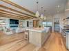 Kitchen and living areas