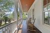 Front porch balcony with rocking chairs