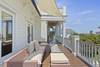 Back porch balcony overlooking the pool.