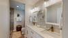 Ensuite Bathroom with Double Vanity and Walk-in Shower