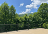 Mountain views from the new Trex deck (pictured here).