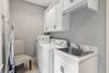 Laundry area off the kitchen.