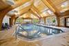 The pool is very inviting to use and enjoy.