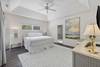 Bedroom 1 - Primary Suite - King Bed - First Floor - Private Bath - Porch Access