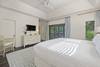 Bedroom 1 - Primary Suite - King Bed - First Floor - Private Bath - Porch Access