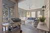 Spacious Screened Porch with Seating, Patio Dining Table & Grill