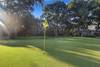 Home is located on 8th Hole of the Cougar Point Golf Course