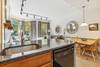 Granite counter tops in the kitchen.