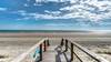 Private walkway to the beach