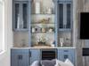 Wet bar in living room