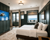 King bedroom upstairs with 1/2 bath across the hall. Ocean views and porch access.