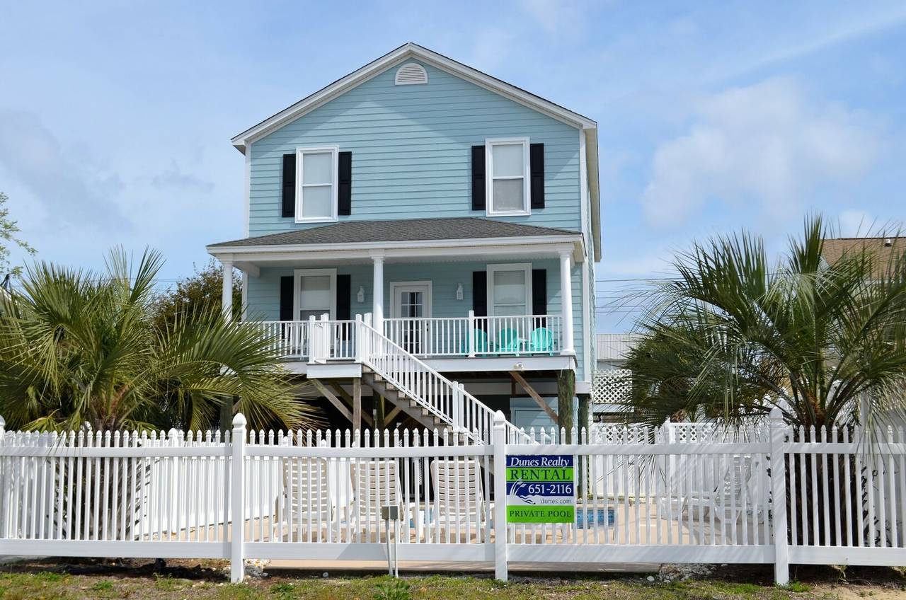 Halcyon's Pool Side Exterior with Covered Porch Halcyon's Pool Side Exterior with Covered Porch