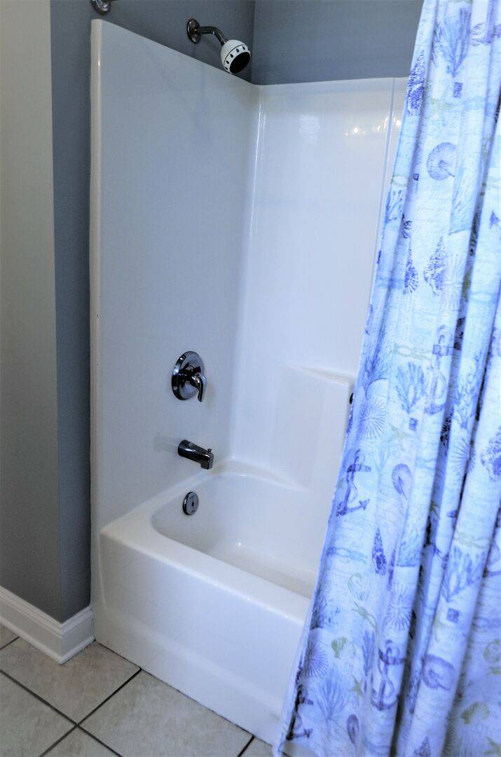 and a shower/tub combo. and a shower/tub combo.