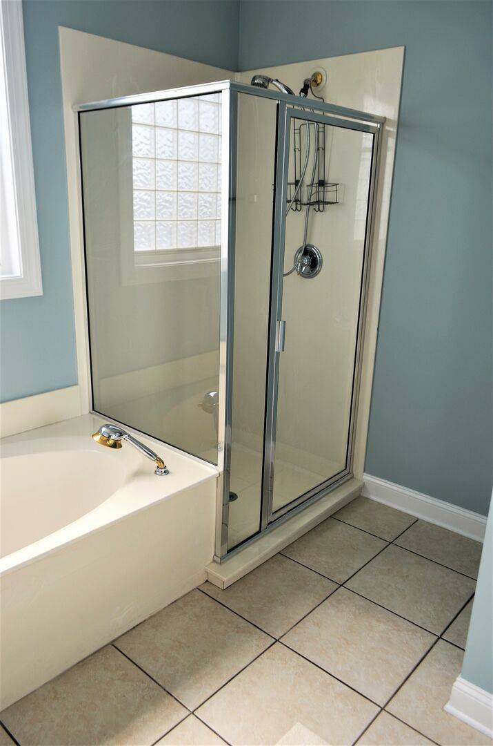 walk-in shower, walk-in shower,