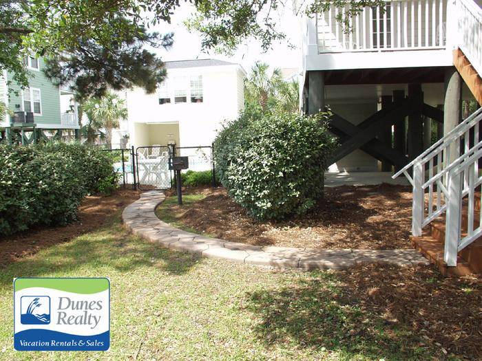 Path to Pool Area Path to Pool Area