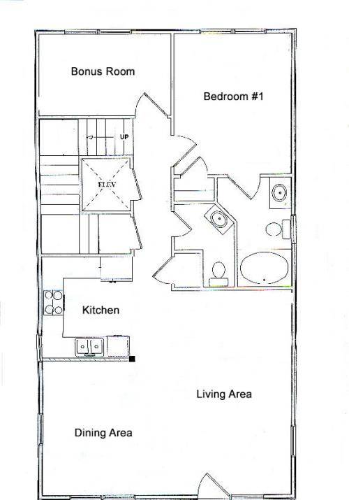 Floor Plan - First Level Floor Plan - First Level