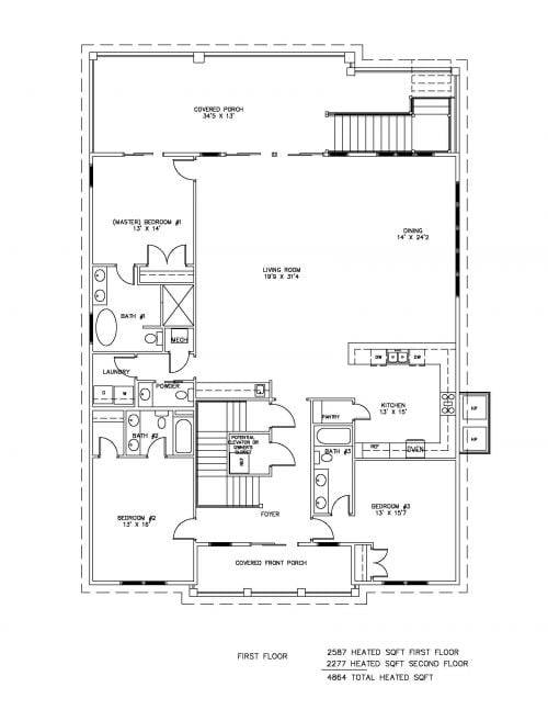 Floor Plan - First Level Floor Plan - First Level