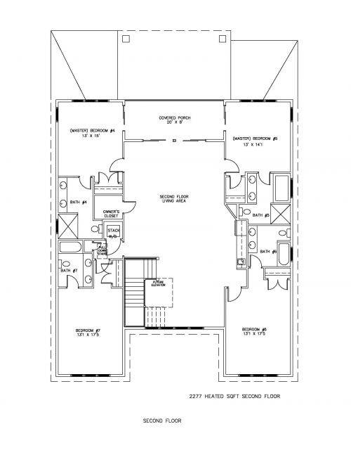 Floor Plan - Second Level Floor Plan - Second Level