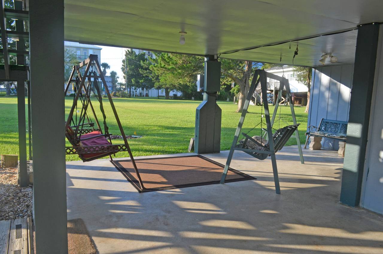 Under house seating Under house seating