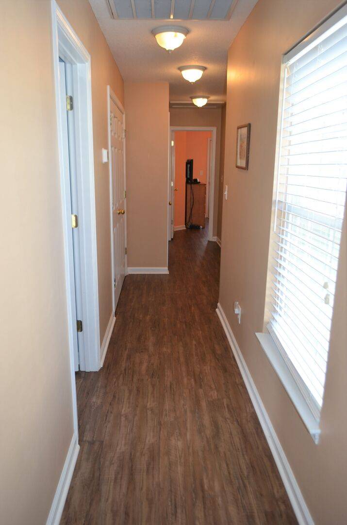 Upstairs Hallway with Laundry Room Upstairs Hallway with Laundry Room