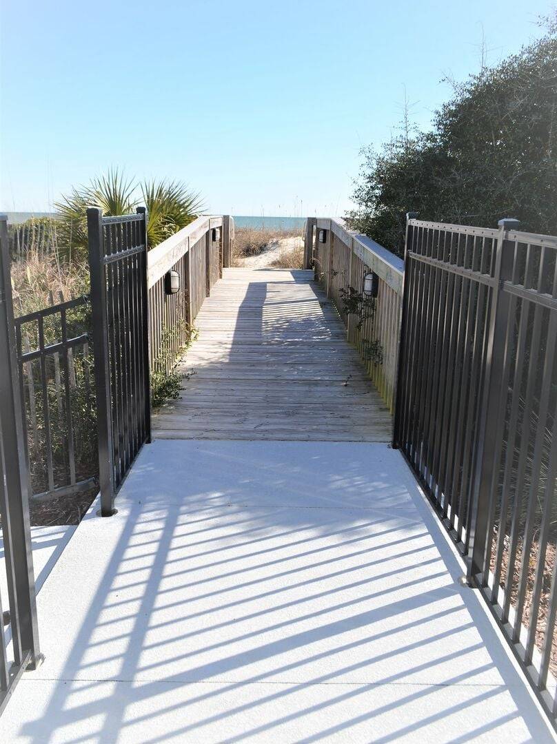 Private Beach Access from Pool Deck Private Beach Access from Pool Deck