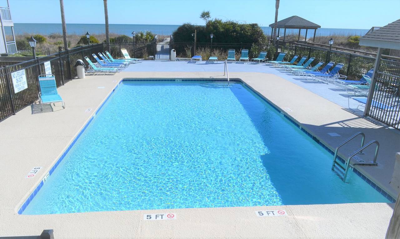 Lounge around the pool & enjoy the Atlantic Ocean backdrop! Lounge around the pool & enjoy the Atlantic Ocean backdrop!