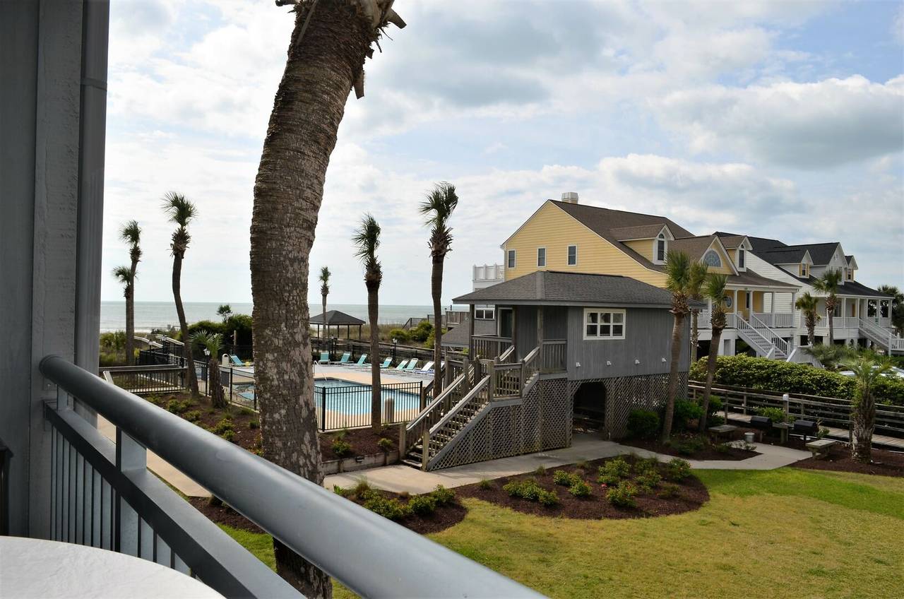 Ocean & pool views from the private balcony... Ocean & pool views from the private balcony...