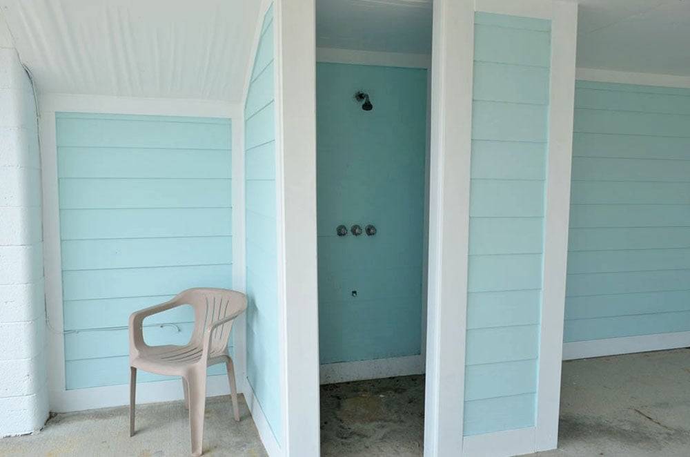 Outside shower Outside shower