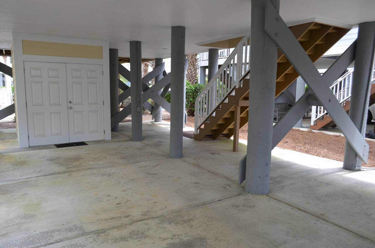 Underneath Parking & Steps to Main Entrance Underneath Parking & Steps to Main Entrance