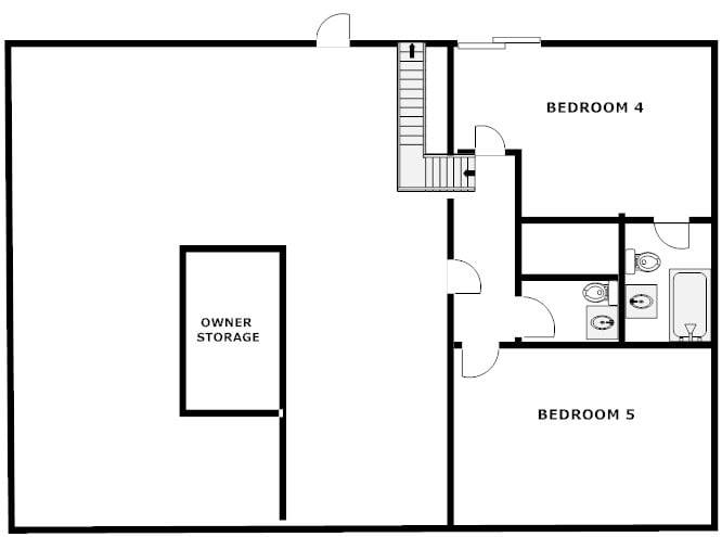Floor Plan - Downstairs Ground Level Floor Plan - Downstairs Ground Level