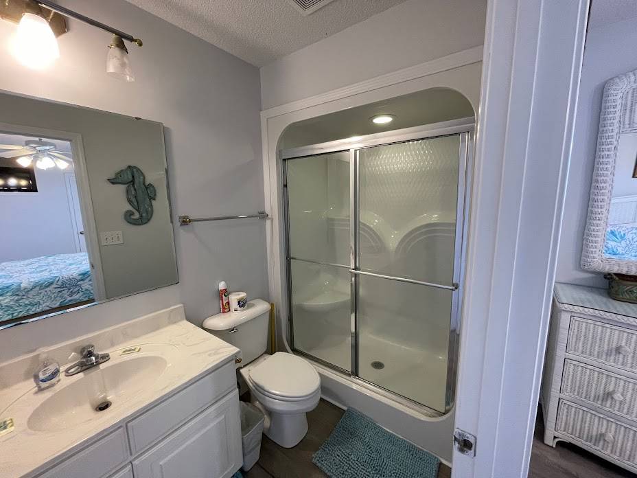 Private bath off of Bedroom 1 Private bath off of Bedroom 1