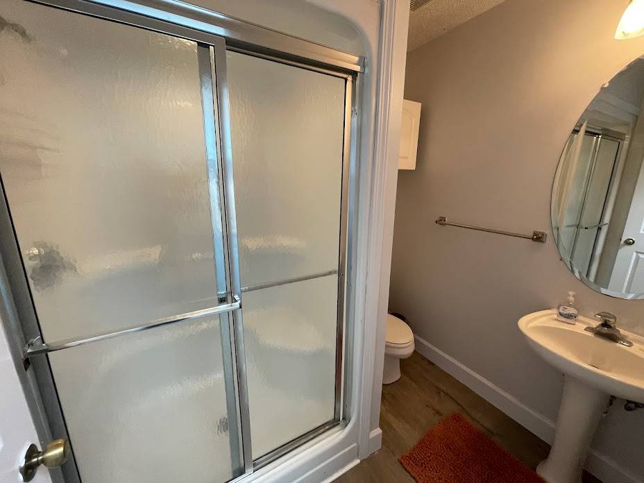 Bath across from secondary kitchen Bath across from secondary kitchen