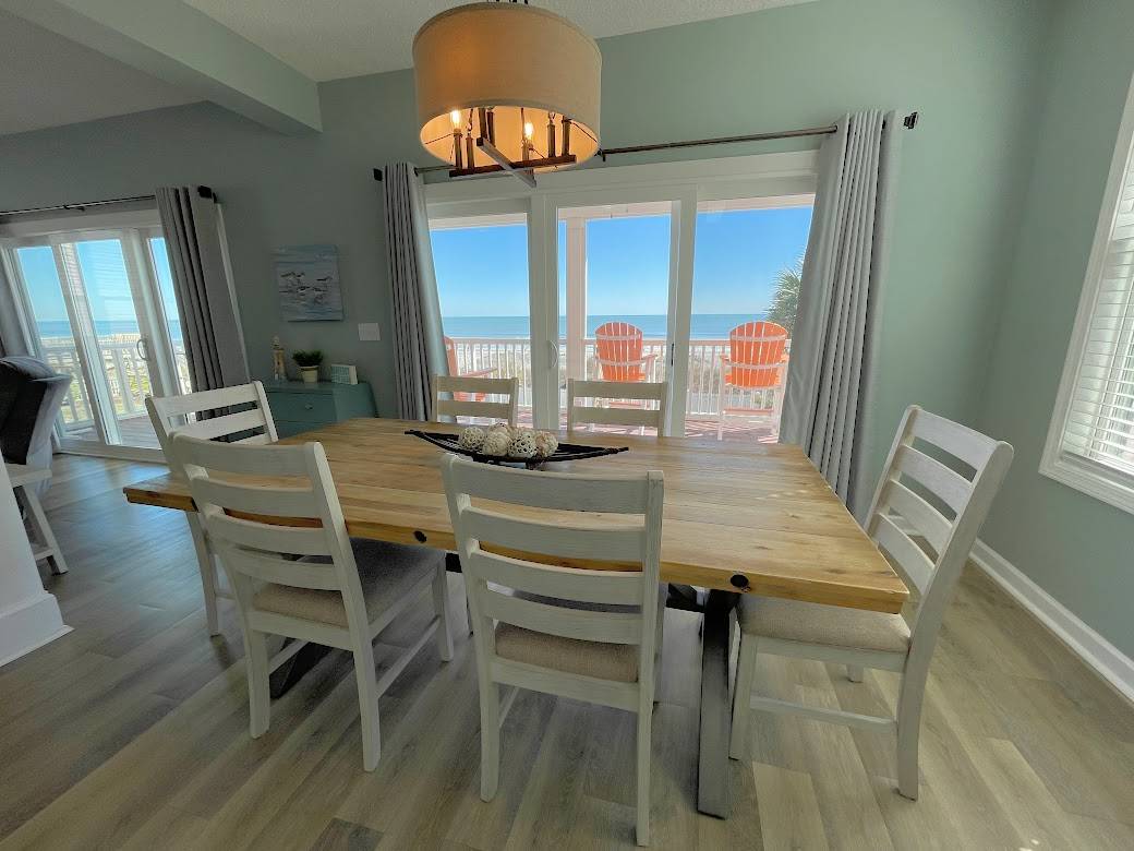 Ocean front dining for every meal Ocean front dining for every meal