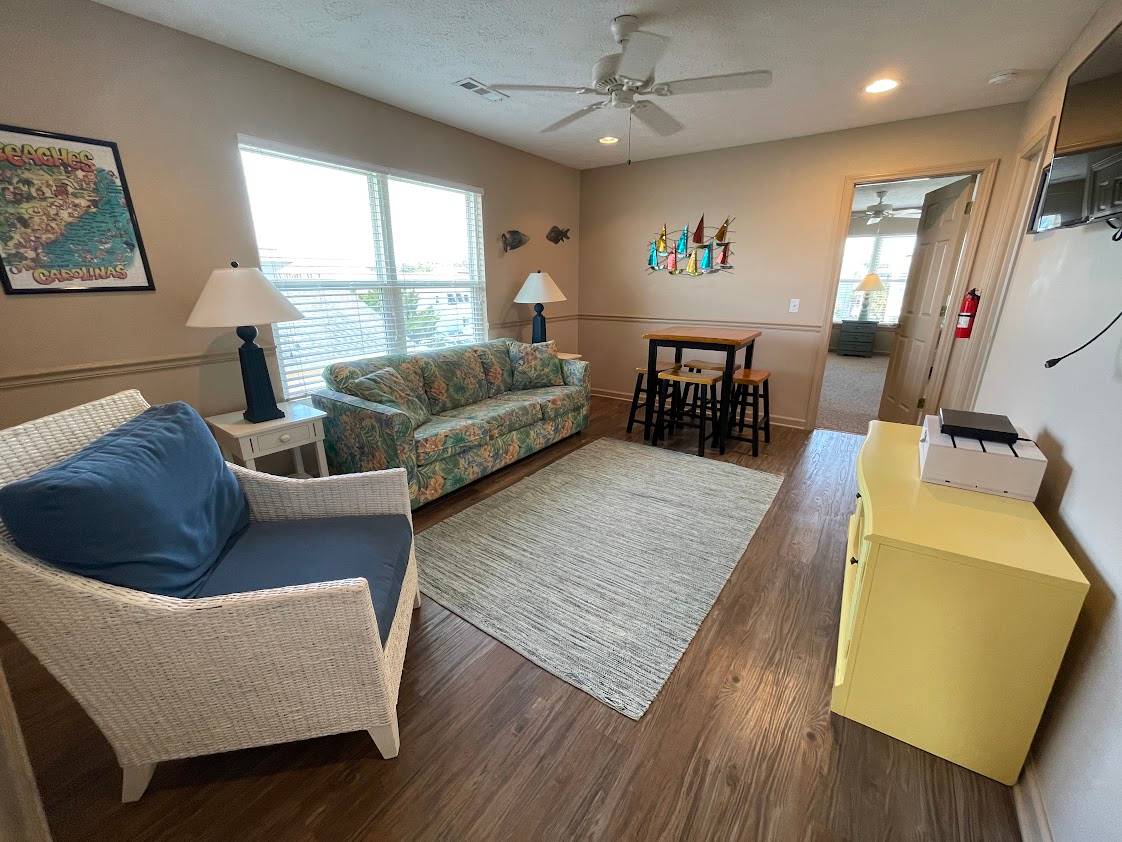 Upstairs living area Upstairs living area