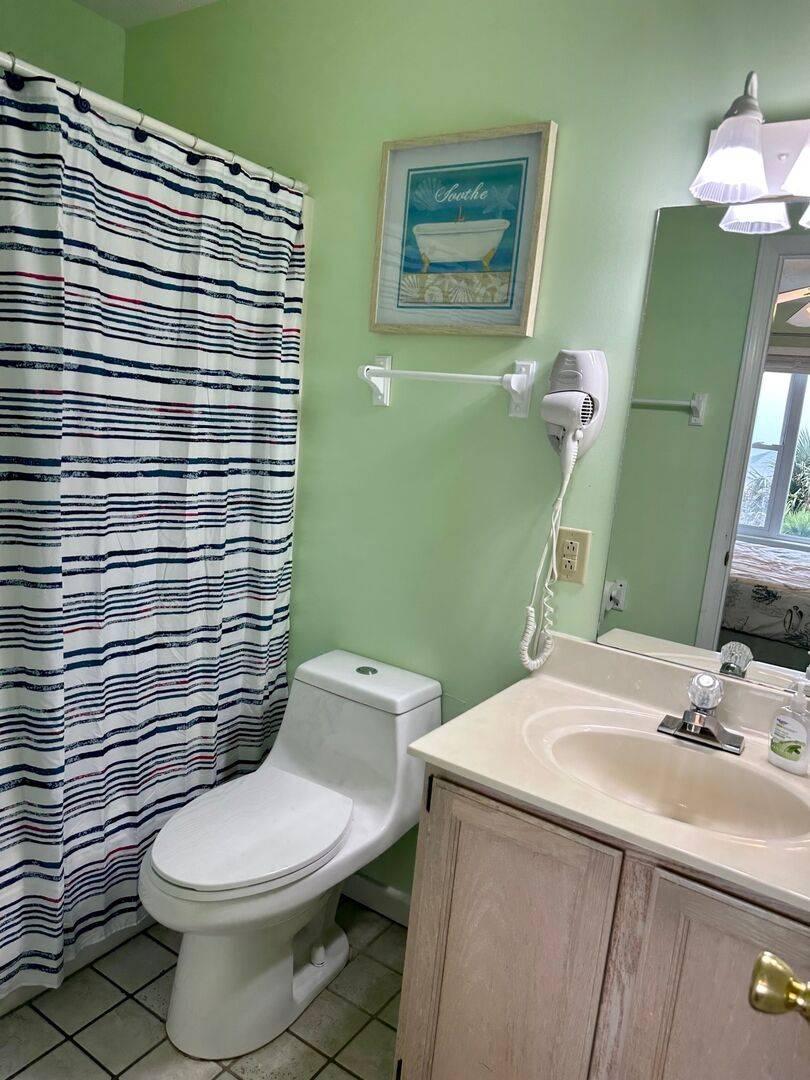 Private bath off of Bedroom 4 Private bath off of Bedroom 4