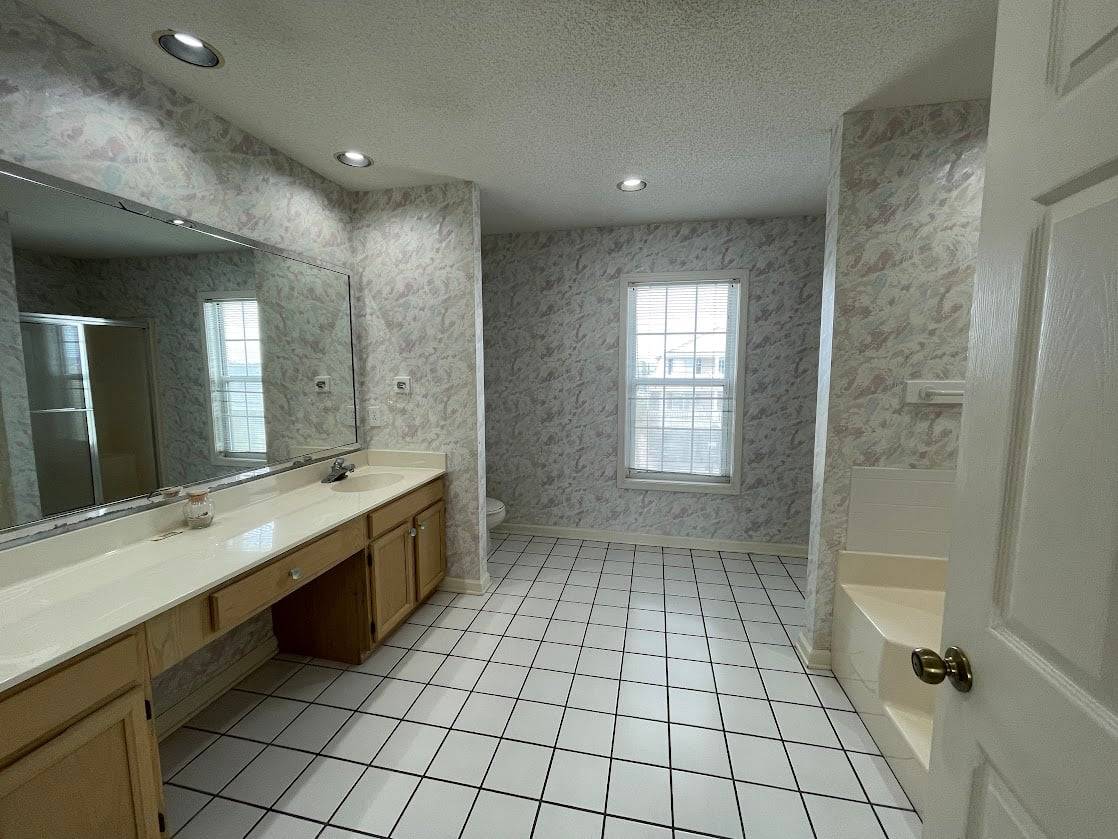 Private bath off of Bedroom 5 Private bath off of Bedroom 5