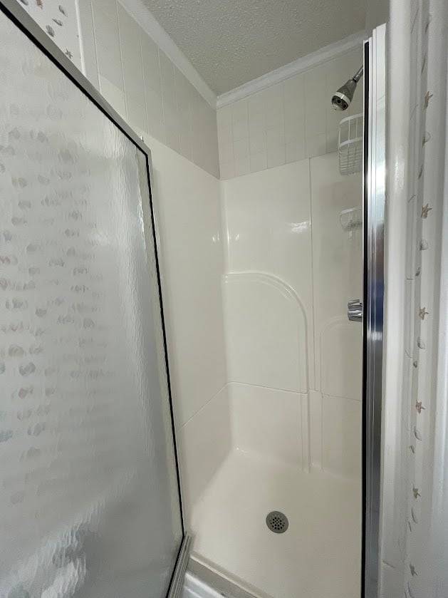 walk-in shower. walk-in shower.