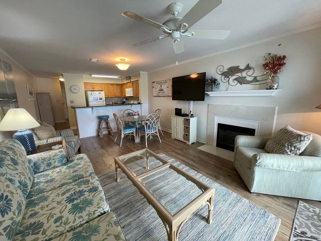 Fireplace is not operational. Fireplace is not operational.